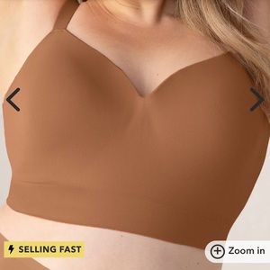 Large Truekind® Supportive Comfort Wireless Shaping Bra Shapermint Latte